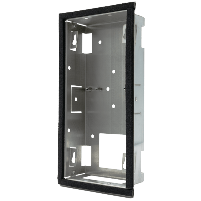 Absolute DoorBird Flush Mount Housing Back Box For D2101V, Stainless Steel V2A