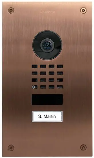 Absolute DoorBird IP Video Door Station Upgrade For D201 / D202, S.Steel V2A, Bronze